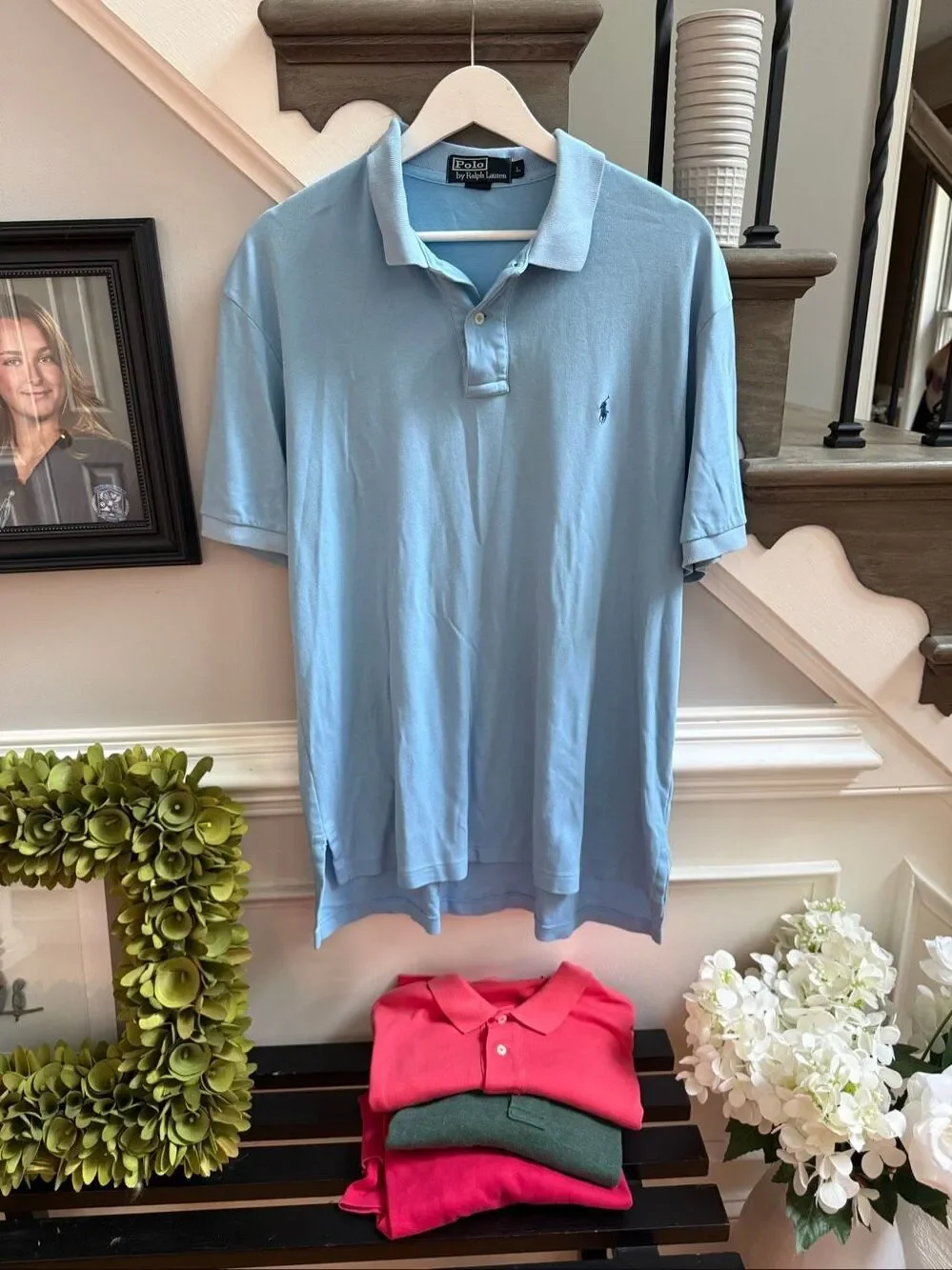 Polo Ralph Lauren Lot of 4 Soft Knit Polo Shirts sz L